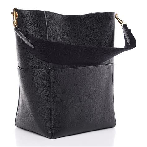 celine bucket bag black|Celine bucket handbags.